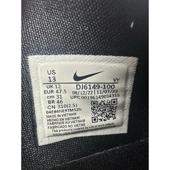 Nike Zoom Freak 4 Shoes Mens Size 13 White Green Giannis Basketball DJ6149-100 - Picture 9 of 9